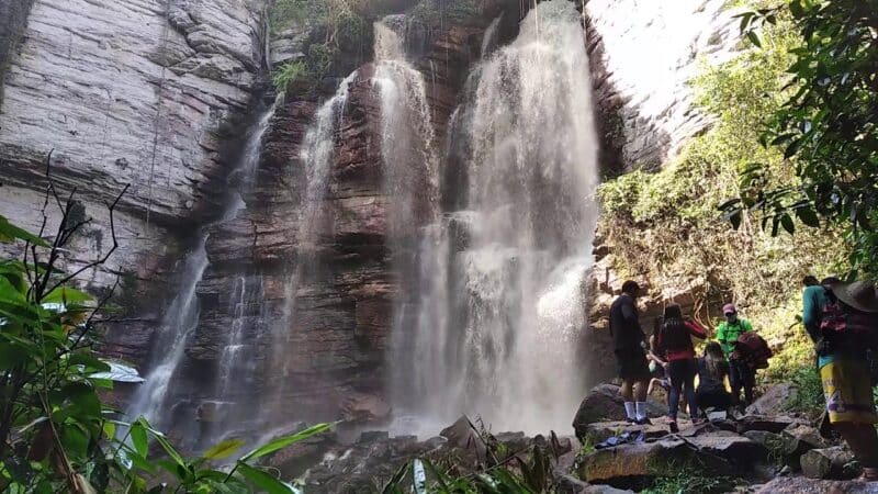 Cachoeira Recanto Verde na Chapada Diamantina Cachoeira Recanto Verde na Chapada Diamantina
