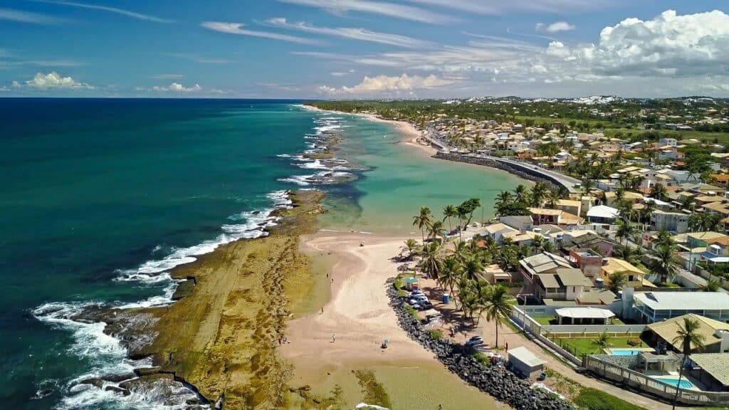 Praia de Jauá em Camaçari Praia de Jauá em Camaçari