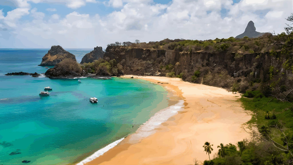 Baía do Sancho em Fernando de Noronha Baía do Sancho em Fernando de Noronha