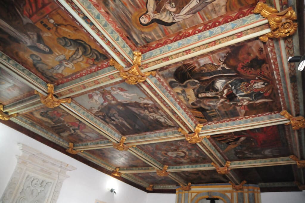 Pintura do teto com os passos da Santa Teresa Pintura do teto com os passos da Santa Teresa