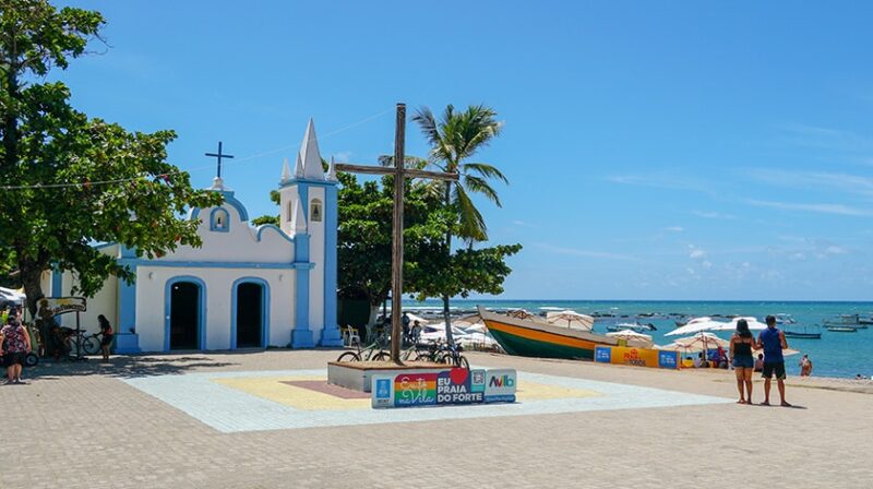 Capela de São Francisco de Assis na Praia do Forte Capela de São Francisco de Assis na Praia do Forte