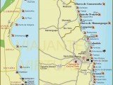Mapa das praias de João Pessoa e Paraíba