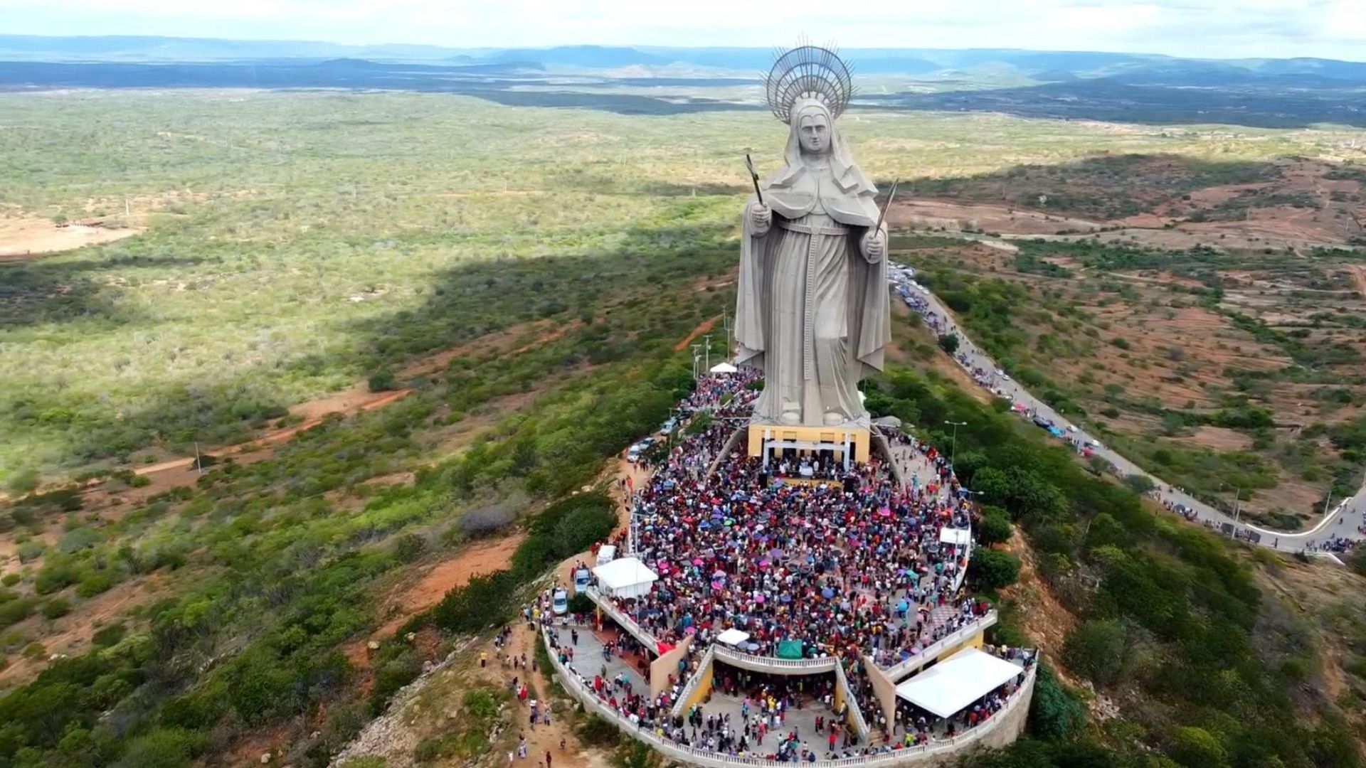 Estátua de Santa Rita de Cássia em Santa Cruz RN Estátua de Santa Rita de Cássia em Santa Cruz RN