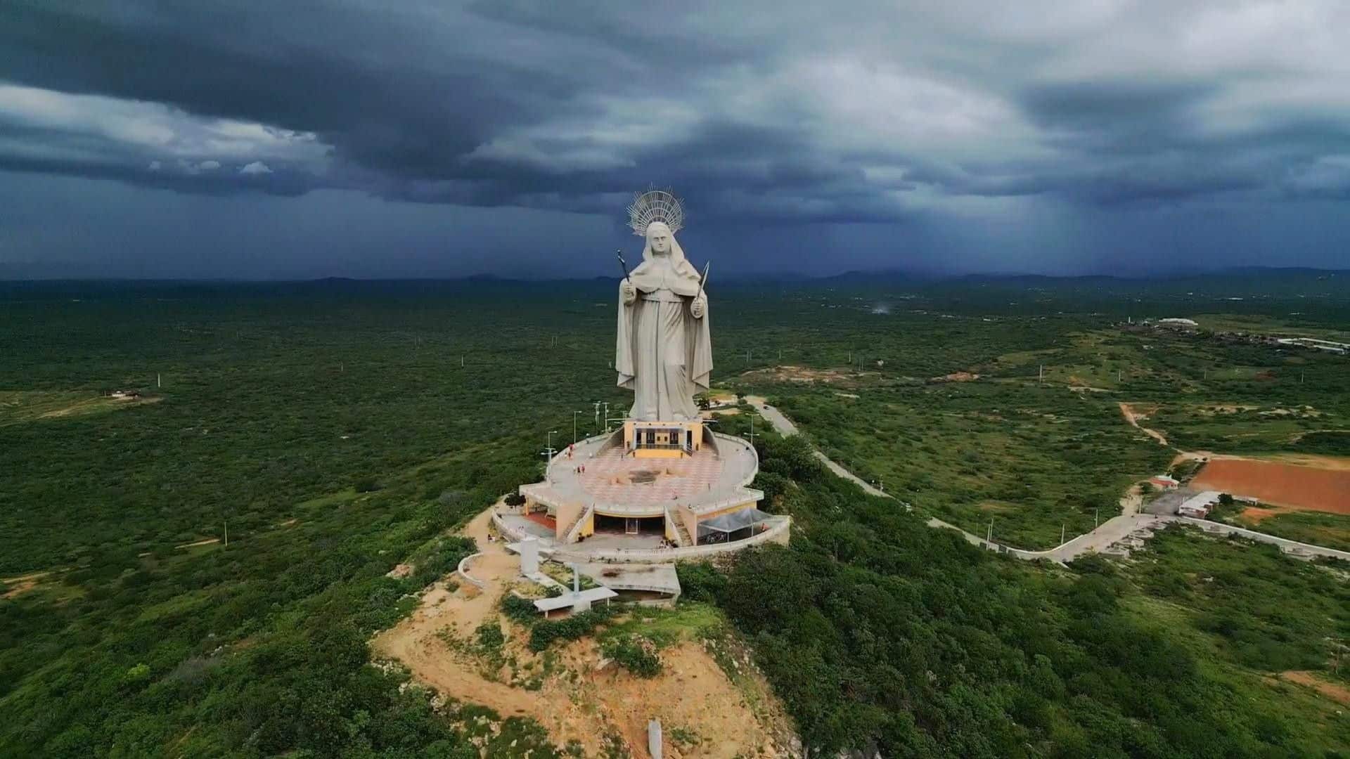 Estátua de Santa Rita de Cássia em Santa Cruz RN Estátua de Santa Rita de Cássia em Santa Cruz RN