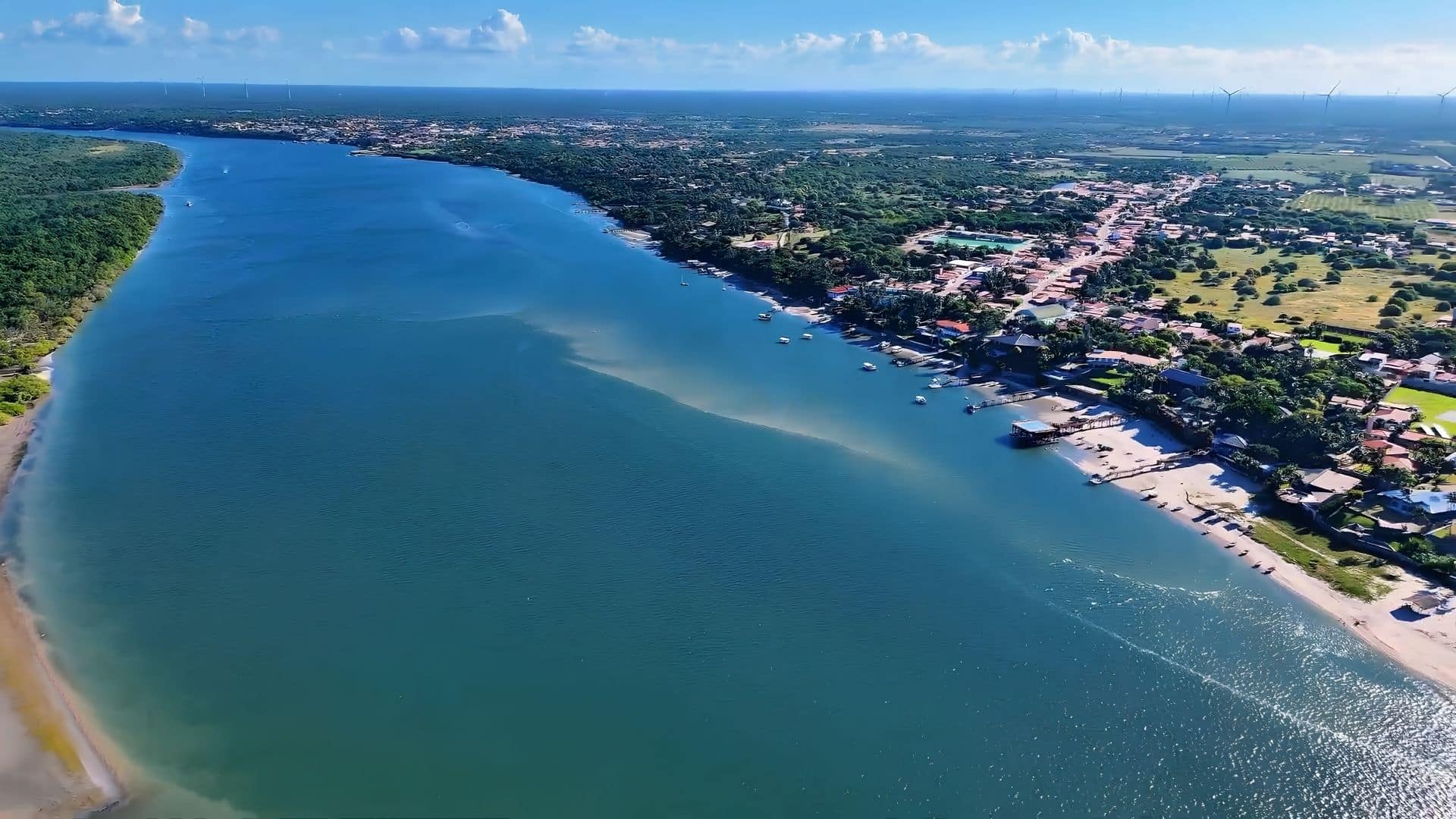 Rio Jaguaribe em Fortim CE Rio Jaguaribe em Fortim CE