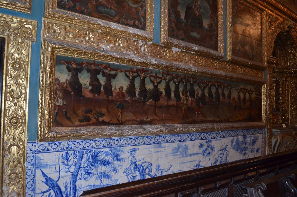 Painéis na Capela Dourada