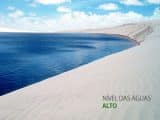 Nível das alto àguas das Lagoas no Parque Nacional dos Lençóis Maranhenses Nível das àguas das Lagoas no Parque Nacional dos Lençóis Maranhenses
