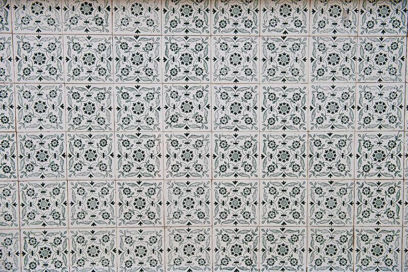 Azulejo Colonial de Fachada no Centro Histórico de São Luís do Maranhão. Azulejos do Centro Histórico de São Luís do Maranhão