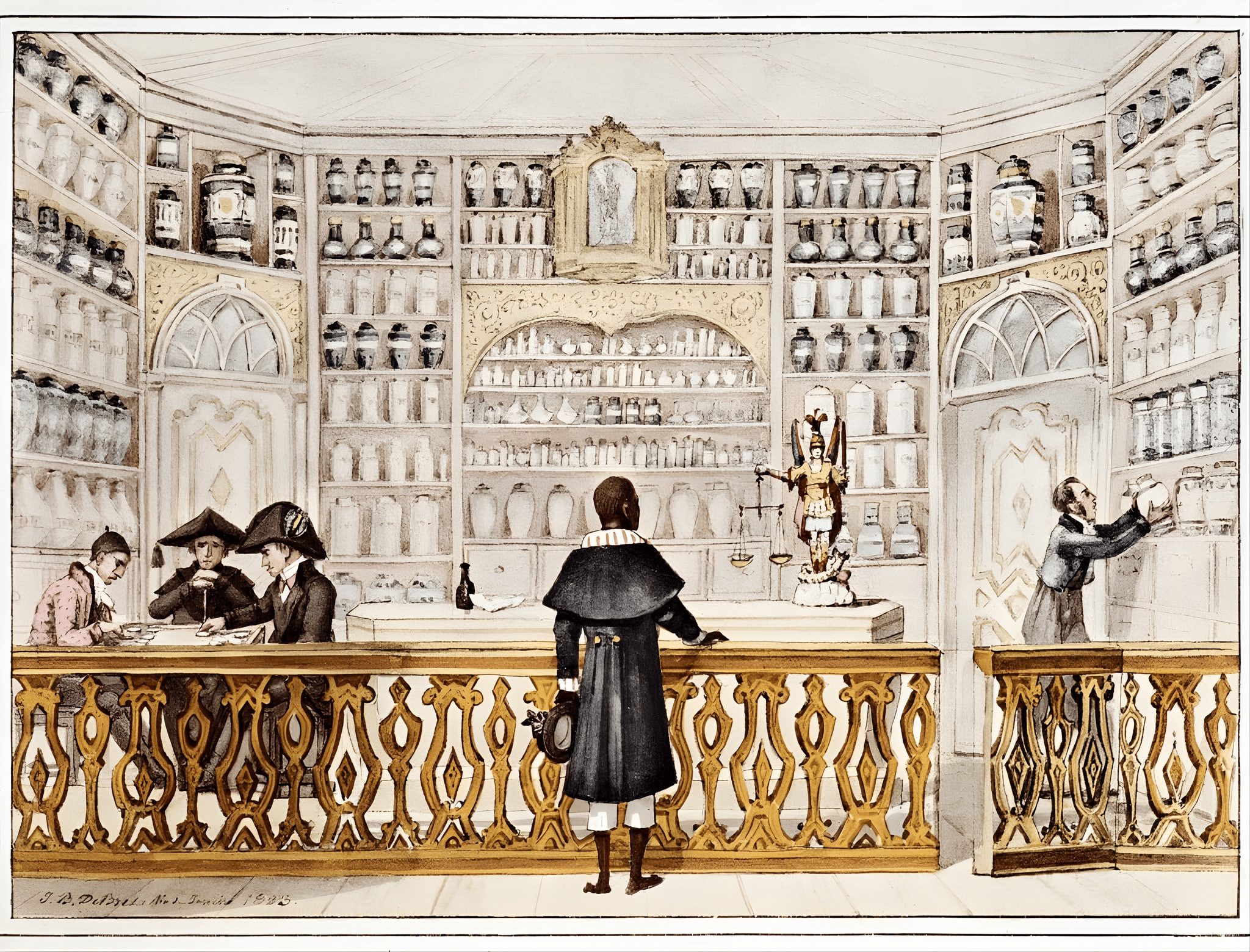 Jean-Baptiste Debret - The apothecary Jean-Baptiste Debret - The apothecary