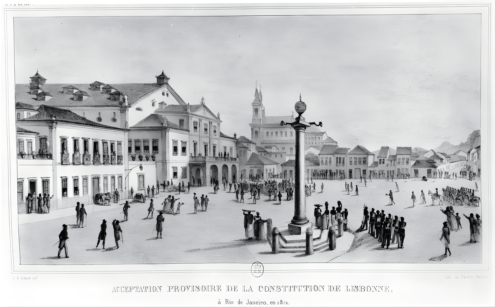 Jean Baptiste Debret – Temporary Acceptance of the Lisbon Constitution Rio de Janeiro Jean Baptiste Debret – Temporary Acceptance of the Lisbon Constitution Rio de Janeiro