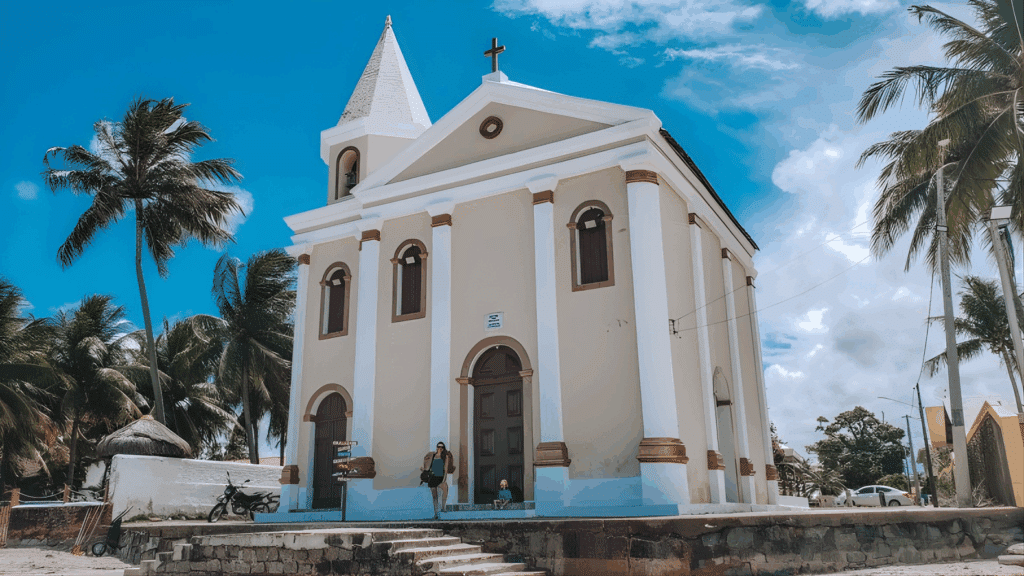 Igreja de São Pedro na praia das Campas em Tamandaré PE Igreja de São Pedro na praia das Campas em Tamandaré PE