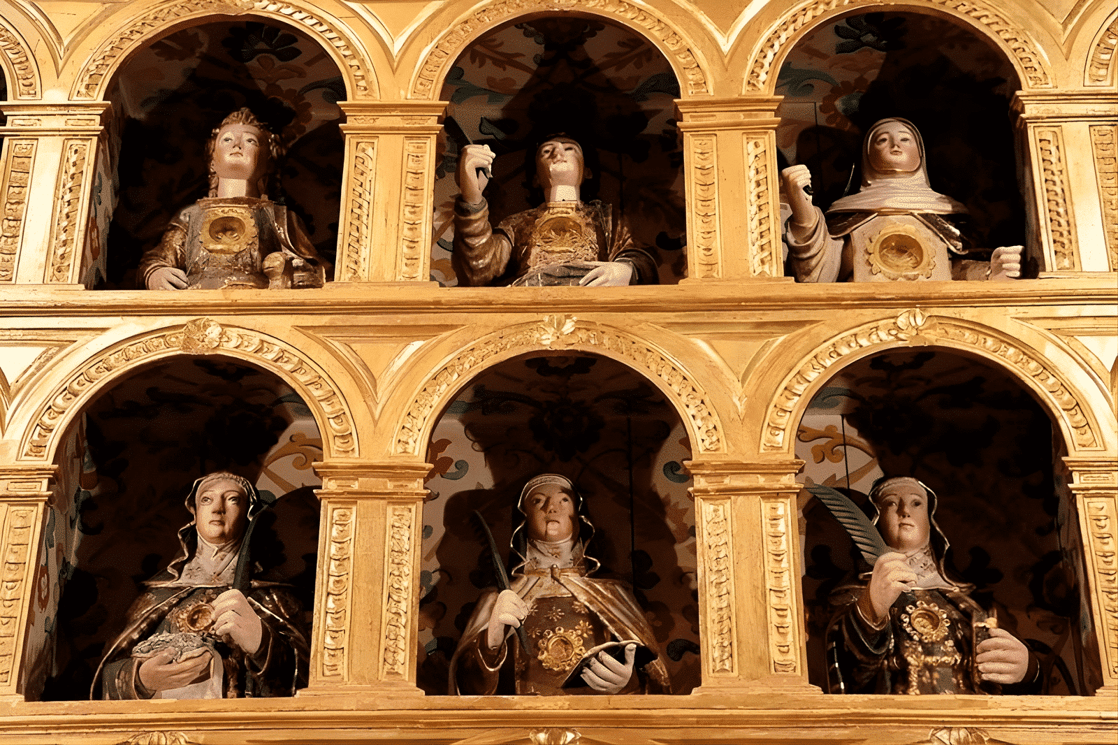 Bustos relicários - Catedral Basílica de Salvador Bustos relicários - Catedral Basílica de Salvador