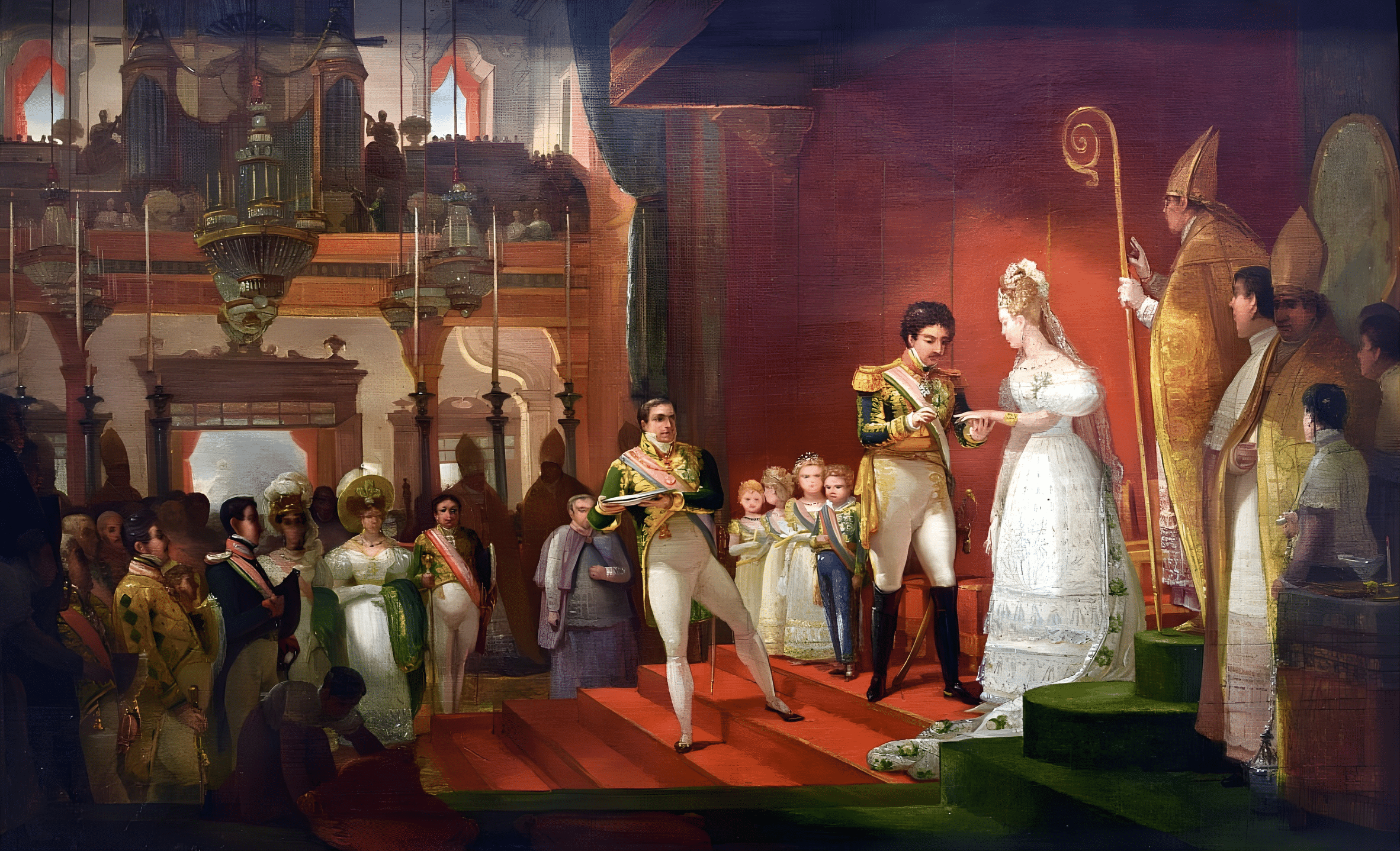 Jean-Baptiste Debret - Second marriage de S.M.I. D. Pedro I Jean-Baptiste Debret - Second marriage de S.M.I. D. Pedro I
