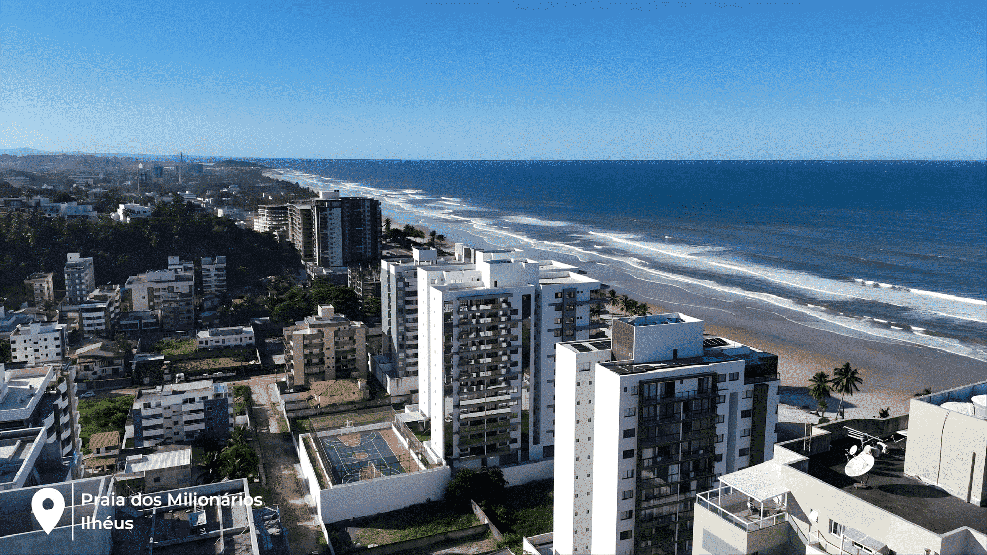 Praia dos Milionários em Ilhéus