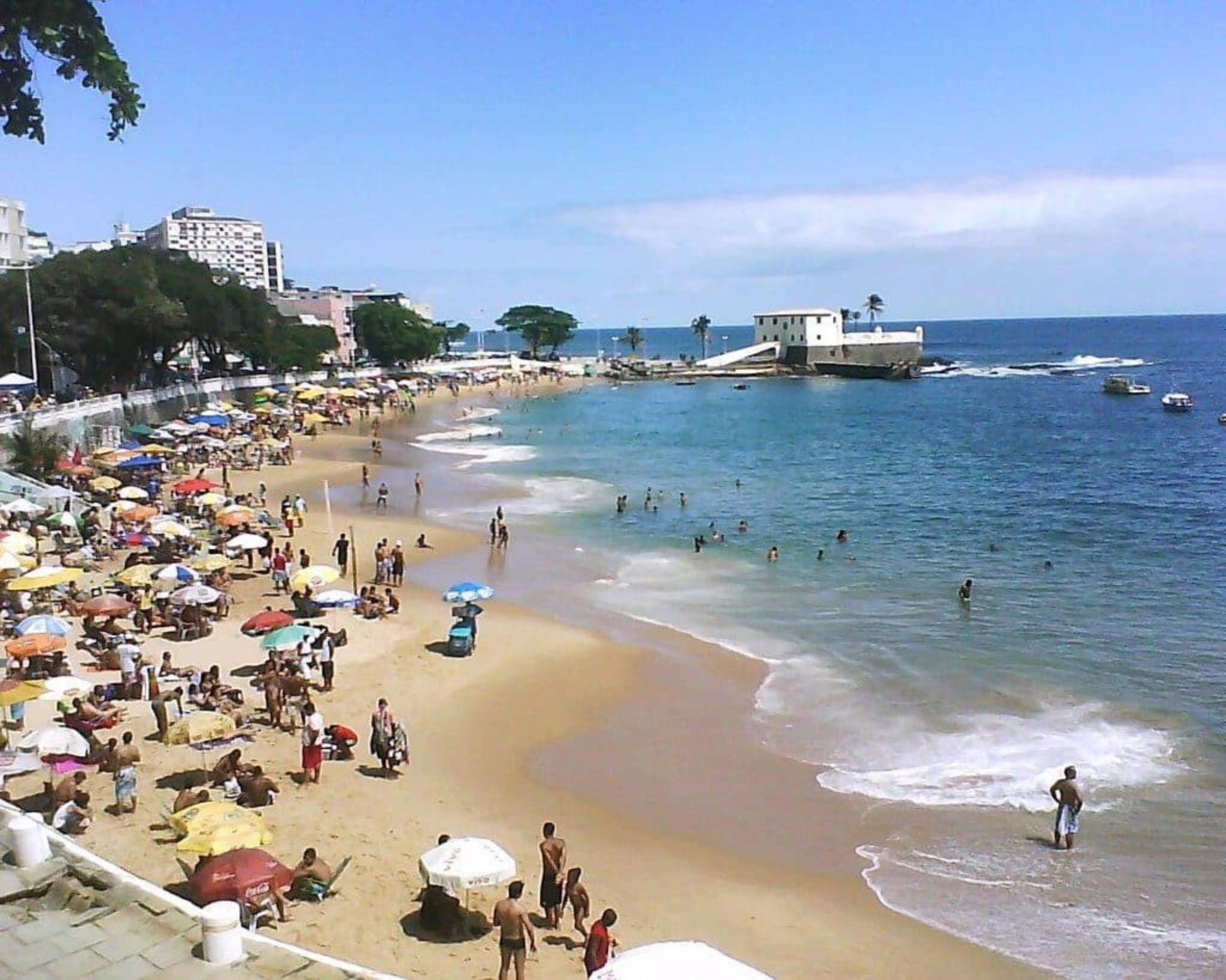 Praia do Porto da Barra em Salvador Praia do Porto da Barra