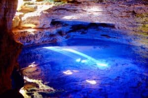 Poço Azul na Chapada Diamantina