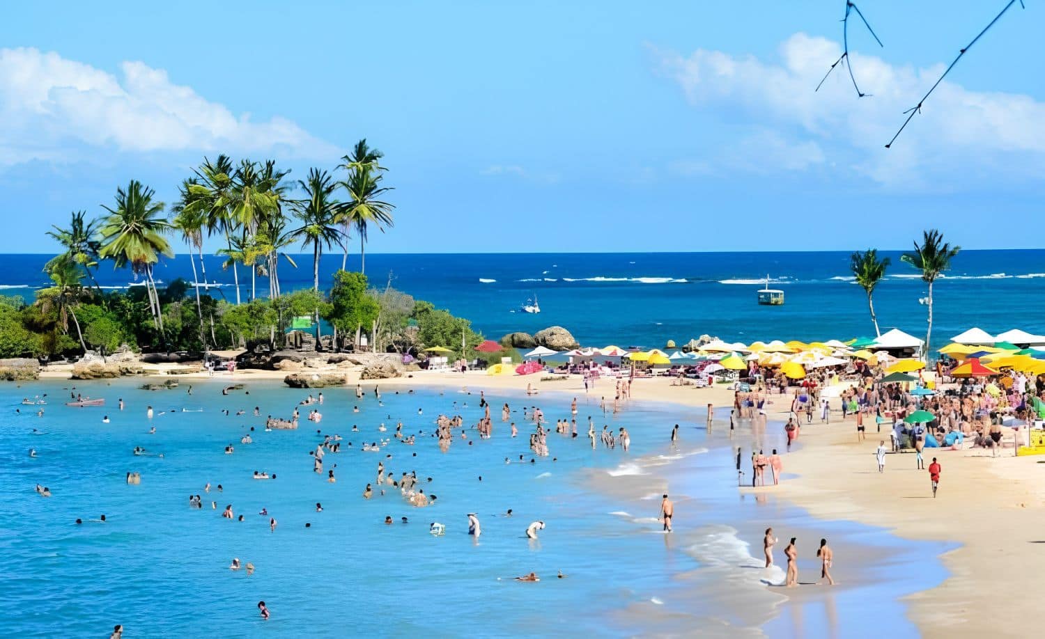 Zweiter Strand von Morro de São Paulo Zweiter Strand von Morro de São Paulo