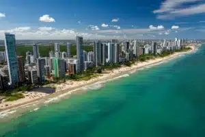 Praia de Boa Viagem em Recife