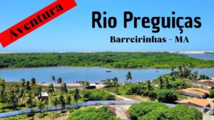 Passeio de lancha pelo RIO PREGUIÇAS em Barreirinhas