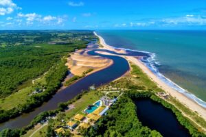 Praia de Barra do Abiaí em Pitimbu