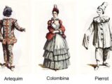 Pierrô, Arlequim e Colombina