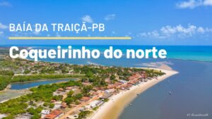 Praia de Coqueirinho do Norte na Paraíba