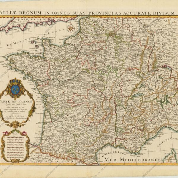 Carte de France Dressee pour l'Usage du Roy, 1765