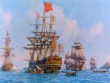 A nau portuguesa era um tipo de embarcação utilizada principalmente durante os séculos XV e XVI, época das Grandes Navegações. Caracterizava-se por seu casco robusto e grande capacidade de carga, sendo ideal para longas viagens oceânicas. As naus eram dotadas de vela latina e, posteriormente, de velas redondas, permitindo melhor navegação em diferentes ventos. Essas embarcações foram fundamentais para o comércio e a exploração marítima portuguesa, transportando mercadorias, pessoas e, em muitos casos, também escravizados.