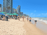 Praia de Boa Viagem em Recife PE