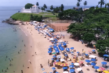 Praia da Boa Viagem em Salvador