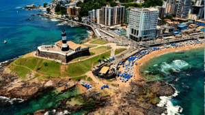 Praia do Farol da Barra em Salvador