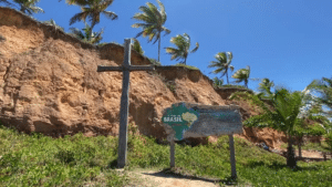 Barra do Cahy - Marco histórico ligado ao desembarque dos portugueses em 1500