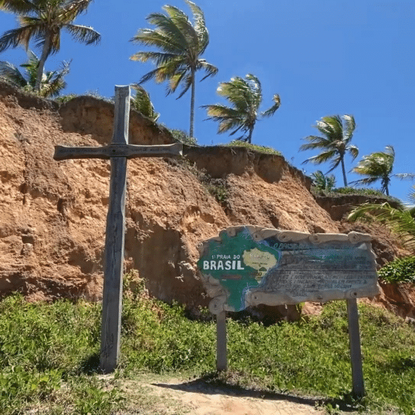 Barra do Cahy - Marco histórico ligado ao desembarque dos portugueses em 1500