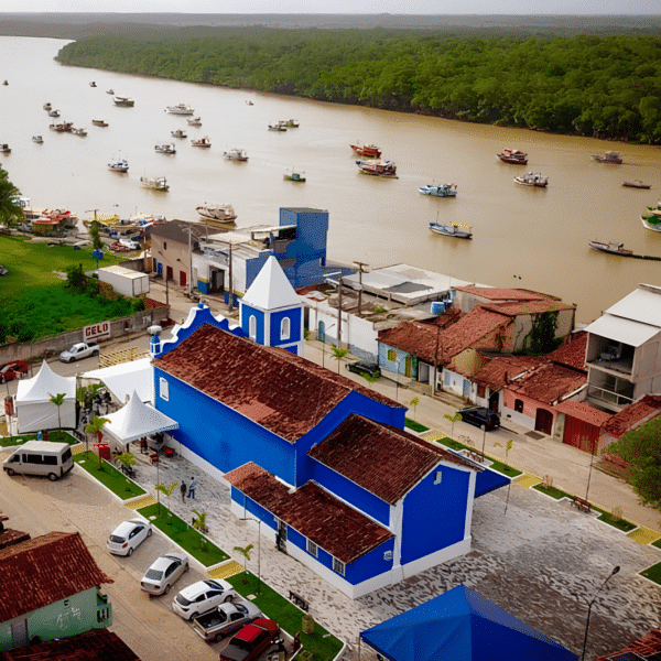 Praça Oscar Cardoso em Nova Viçosa