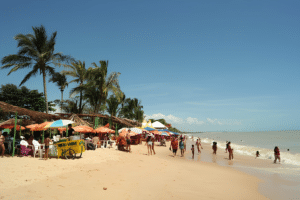 Praia do Centro em Prado